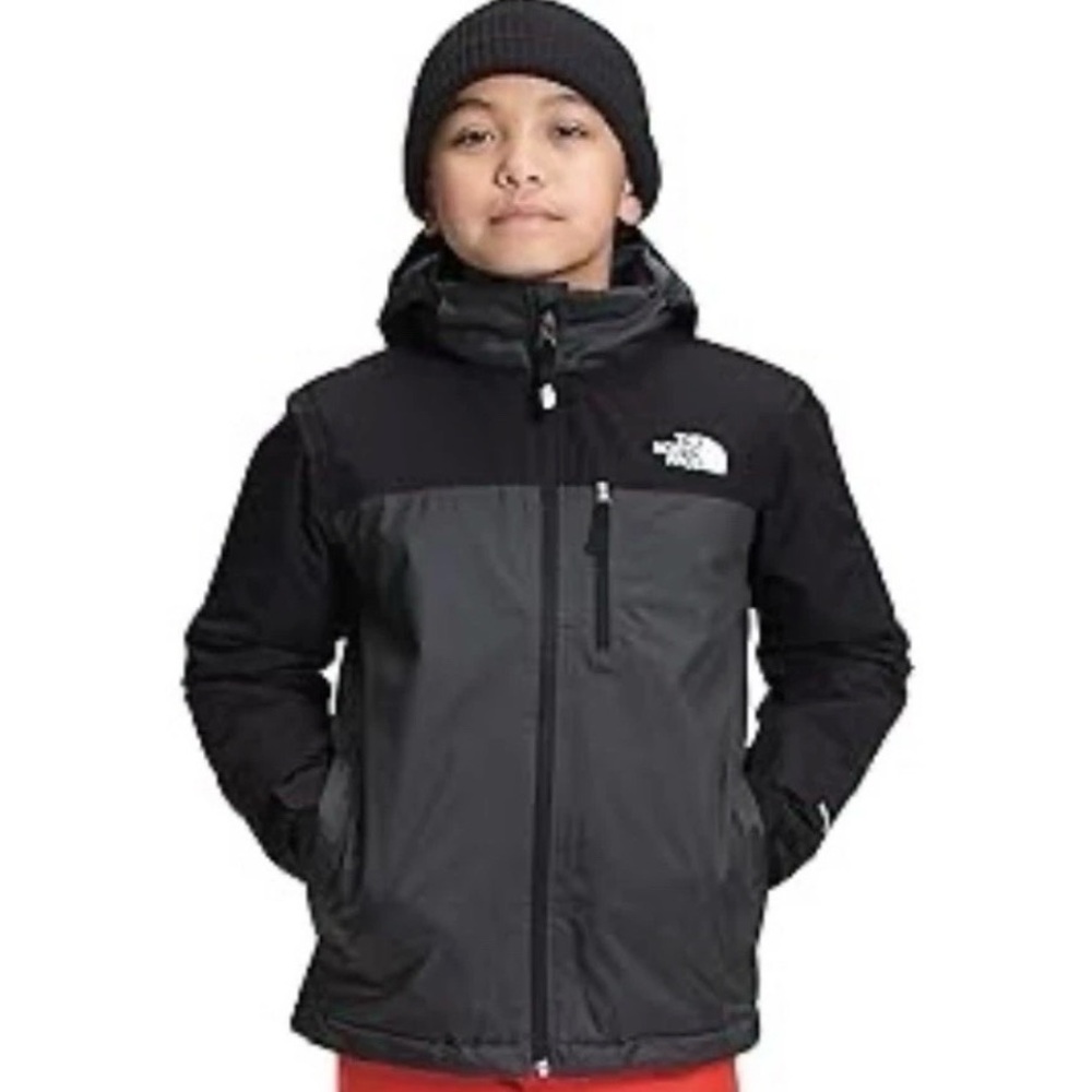 The North Face Black and Gray Snowquest Jacket XS (6)